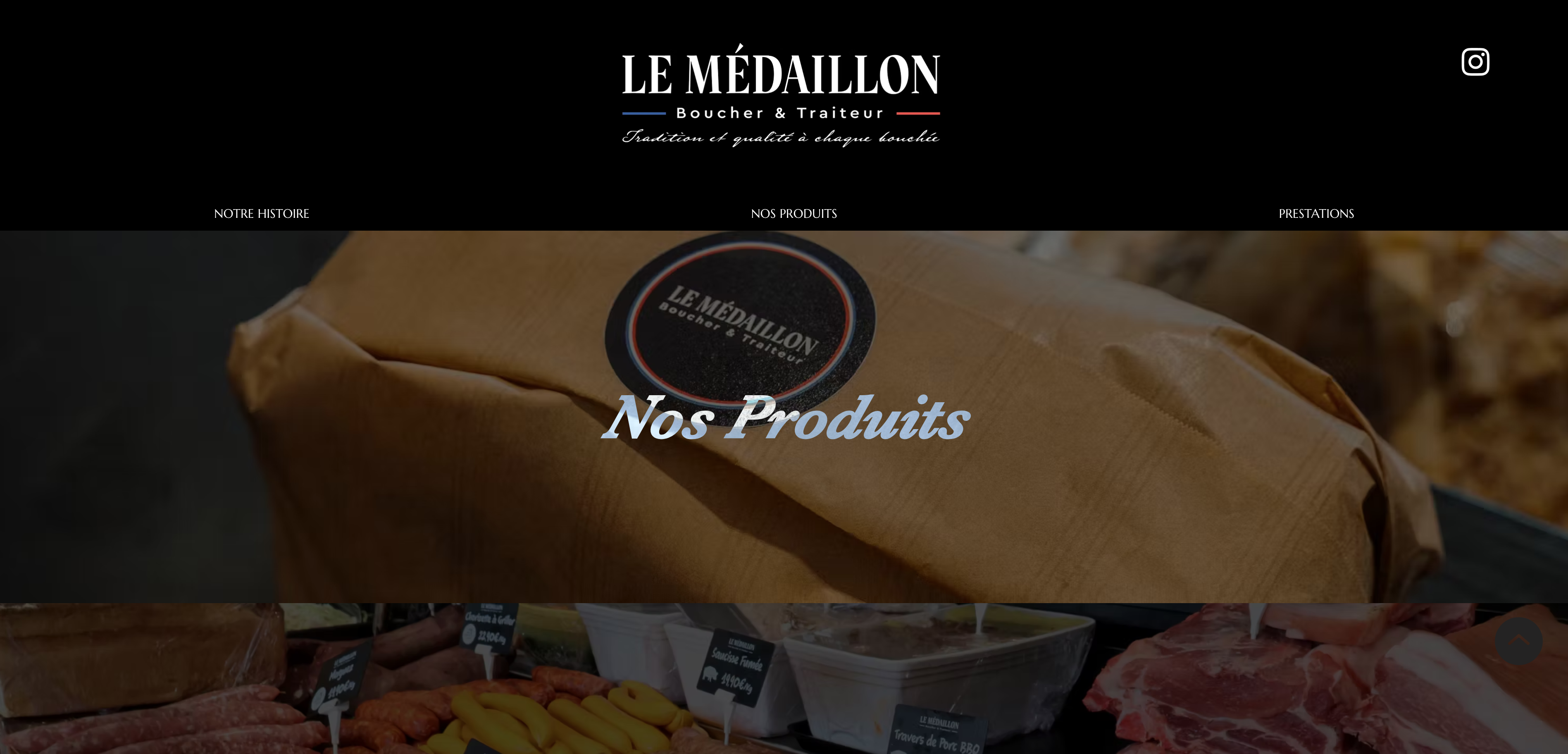 Site internet de boucherie