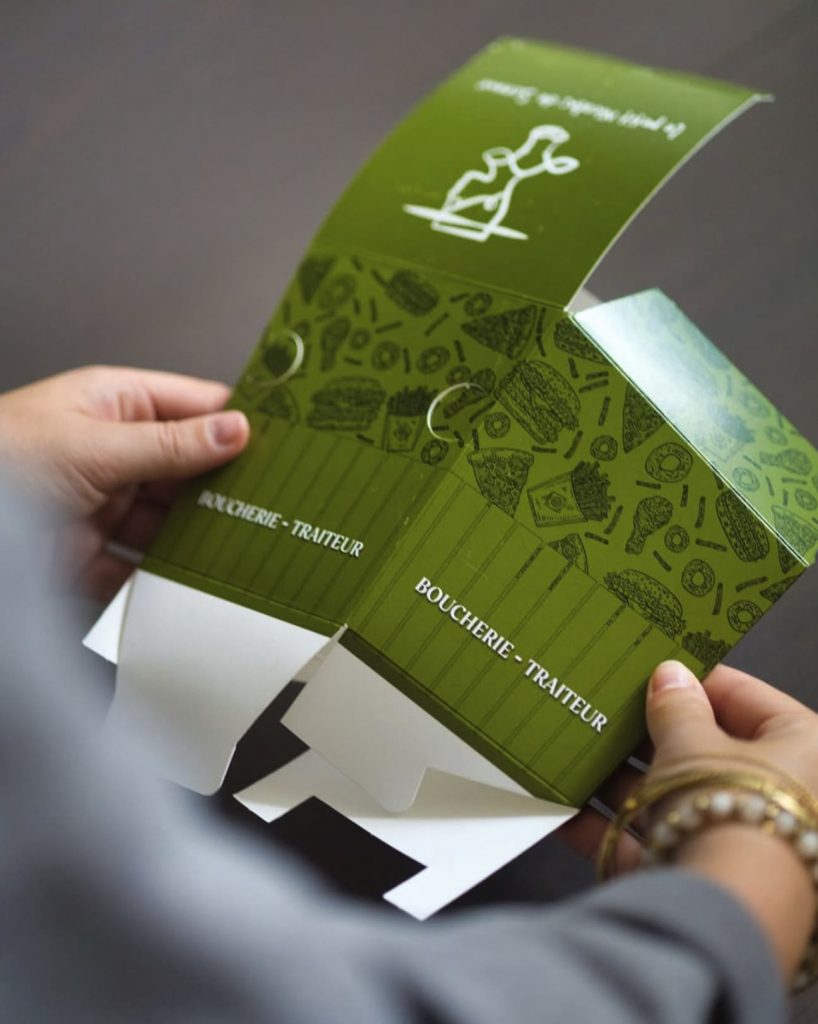 Boite personnalisée boucherie